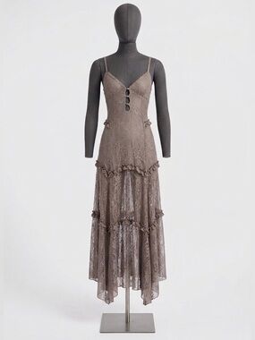 maxi sexy dress sleeveless Chic and Sexy: Sleeveless Denim Maxi Dress with Slit and Bodycon Fit